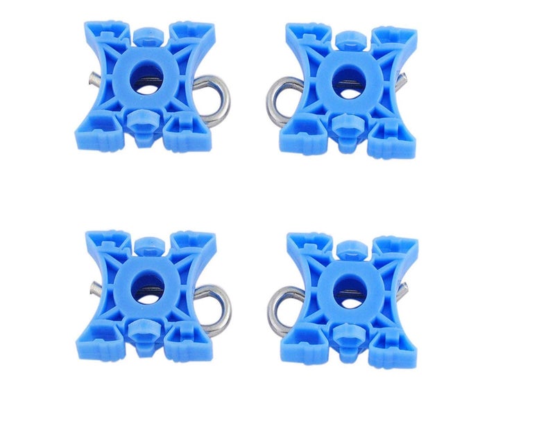 Swess 4 Pcs 3509416 Window Regulators Sliding Pivot Compatible with Vol-vo 3509416 740 960 S60 S80 S90 V70 XC90 Sliding Jaw Window Regulator - Image 1